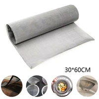 100 mesh stainless steel mesh woven wire mesh 60x30cm woven cloth screen wire filter sheet home use screening filter