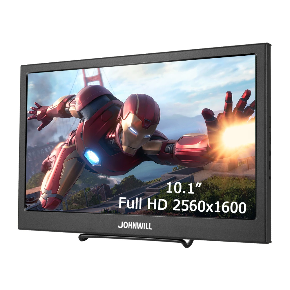 

2K Портативный сенсорный монитор 10,1 дюймов 60 Гц USB HDMI-совместимый ЖК-экран для PS4 Raspberry PI ноутбук XBOX PC Gamer