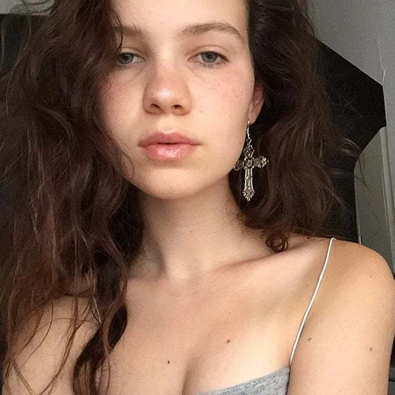 Женские серьги-подвески в стиле панк готика | Украшения и аксессуары