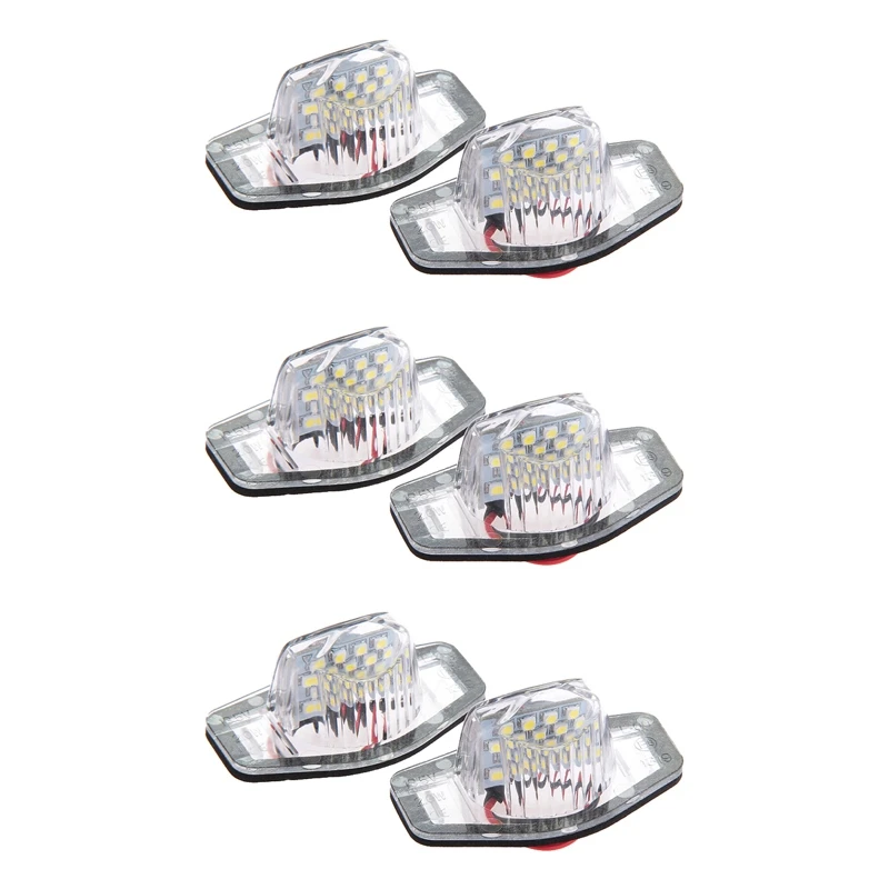 

6X Error Free LED License Plate Light Lamp For Honda Crv Fit Jazz Crosstour Odyssey