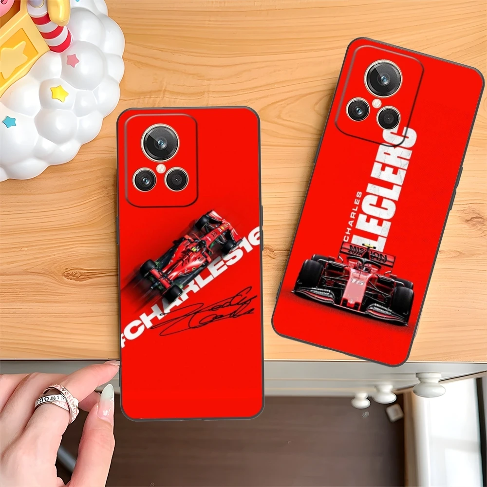 Мягкий черный чехол для телефона F1 Charles дорожек Realme GT 2 9i 8i 7i Pro X50 X2 C35 C21 C20 C11 C3
