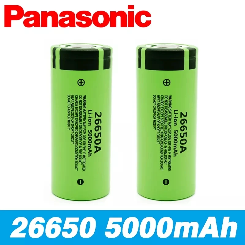 

Batería 100% original a estrenar, adecuada para 26650A 3,7 V 5000mAh, batería recargable de iones de litio 26650 de alta capacid