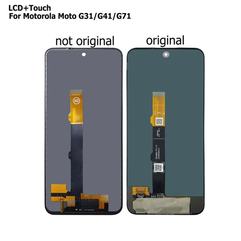 ЖК-экран XT2173 для Motorola Moto G31 G41 G71, дисплей с сенсорным экраном в сборе, запчасти для ремонта, оригинал протестирован