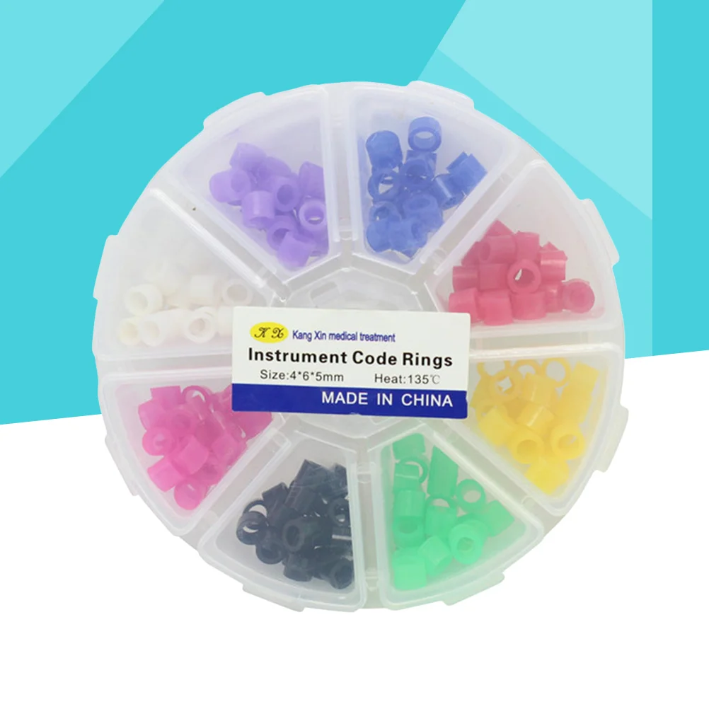 

Code Rings Color Ring Instrument Silicone Band Instruments Autoclavable Clinic Identification Circle Hygienist Mixed Sign Labels