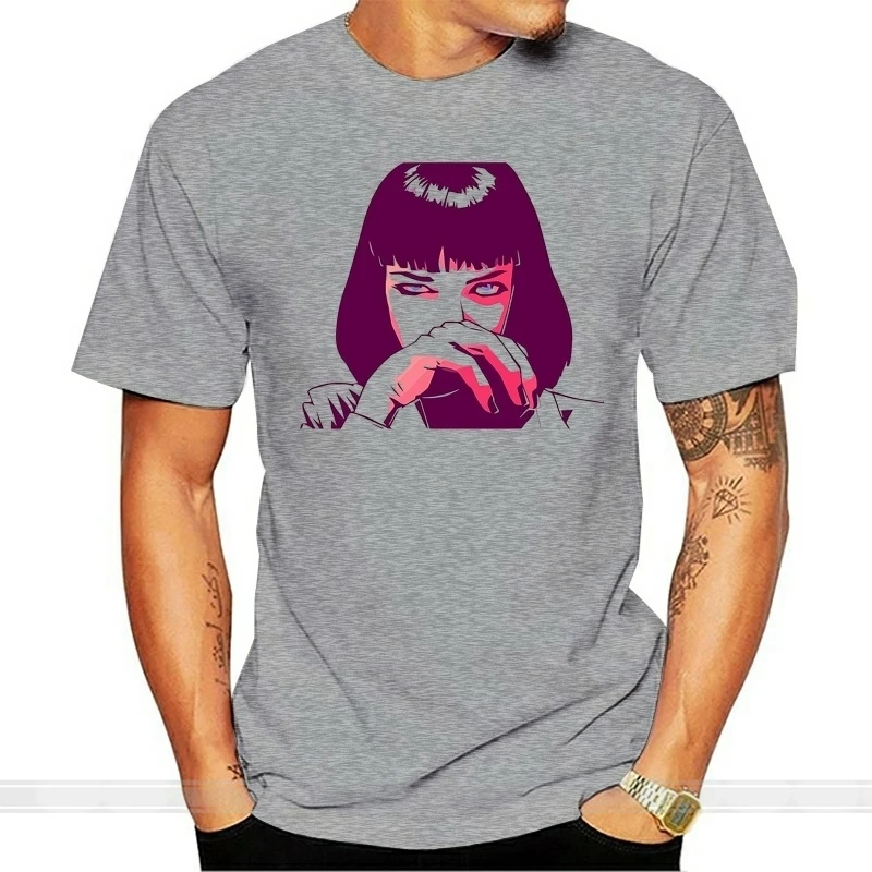 

Pulp Fiction T-Shirt Wallace Quentin Tarantino Drug Vintage Men-Women S-5Xl Top Quality Tee Shirt