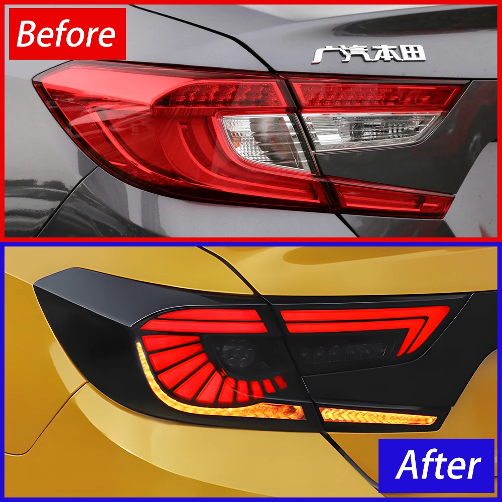 Автомобильные задние фонари в сборе для Honda Accord 2018-2021 светодиодные