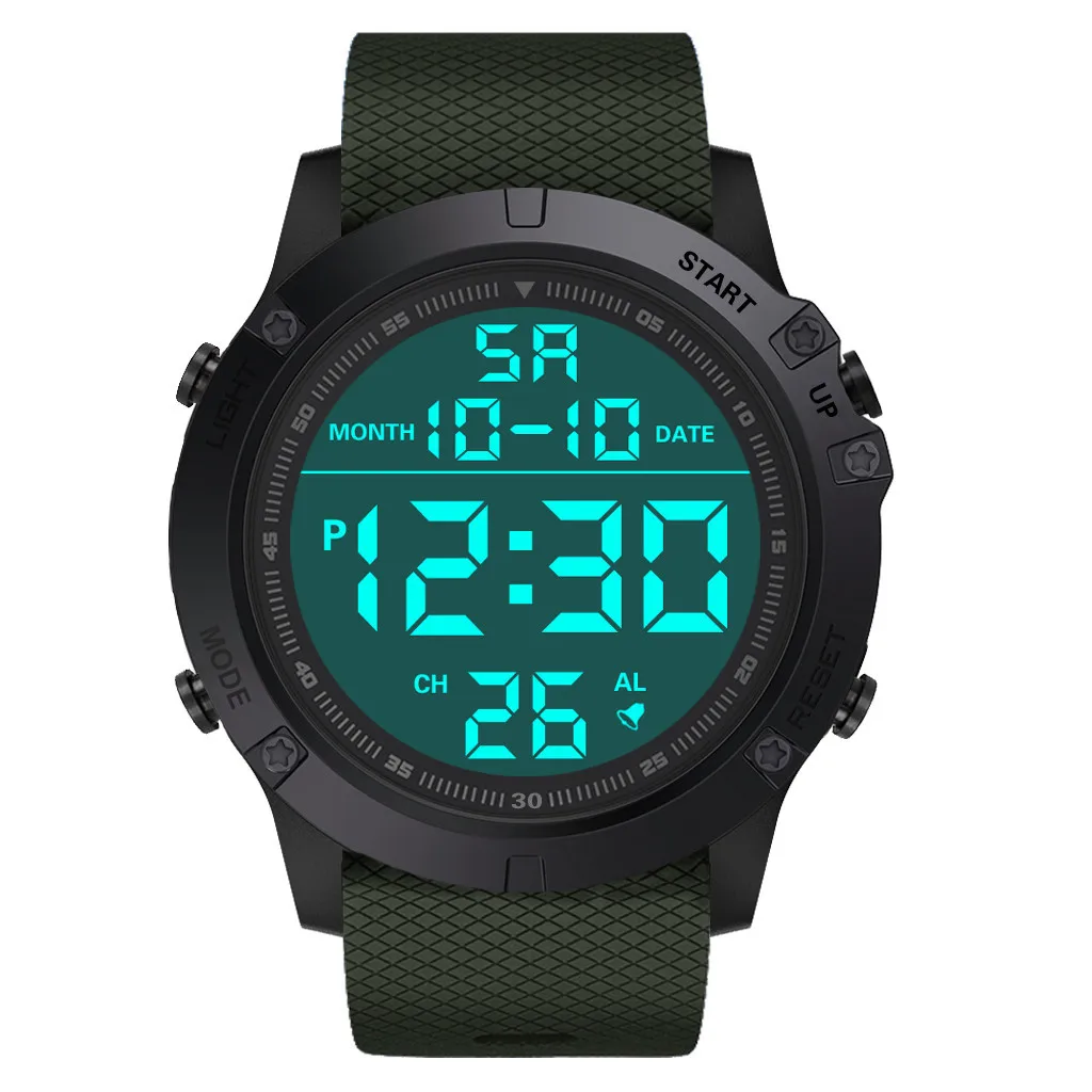 

Fashion Men'S Military Sports Watch Luxury Led Digital Water Resistant Watch Montre En Bois Reloj Masculino Montre De Marque