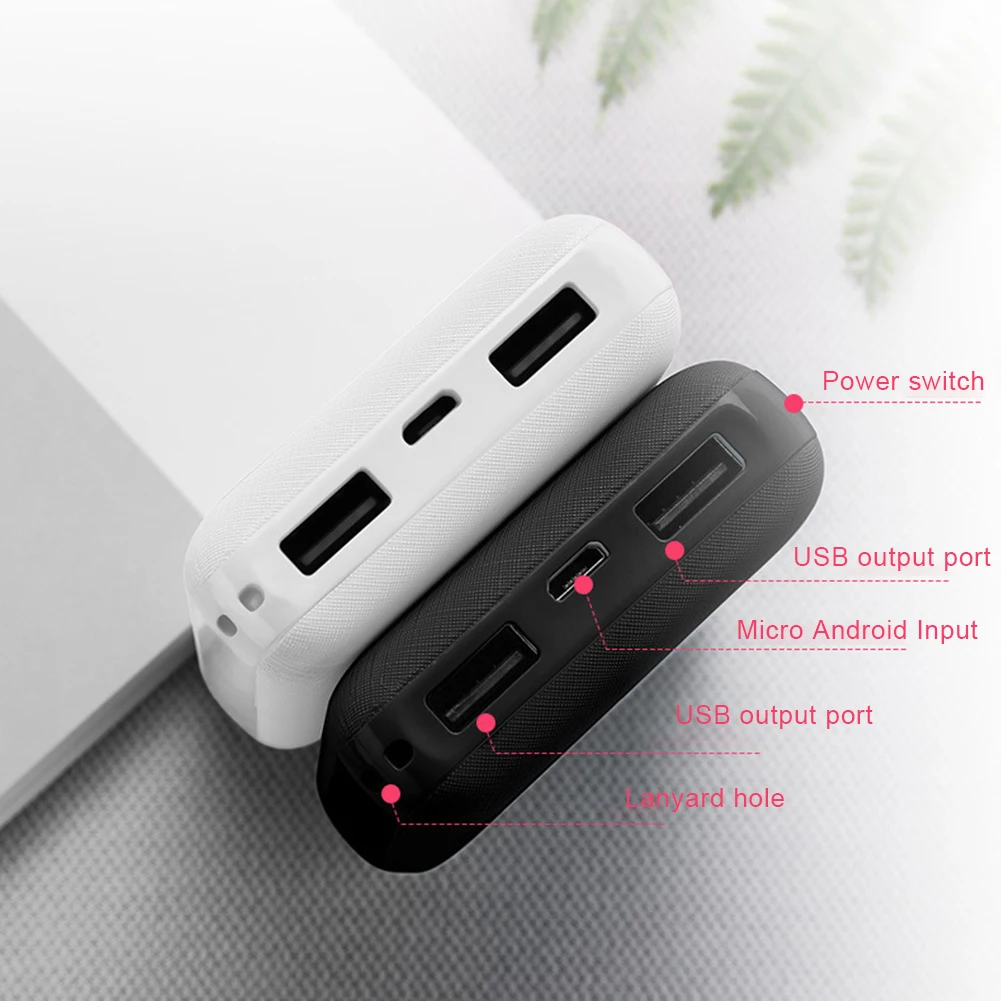 20000 мАч Power Bank Портативное USB-зарядное устройство Быстрая зарядка Внешний