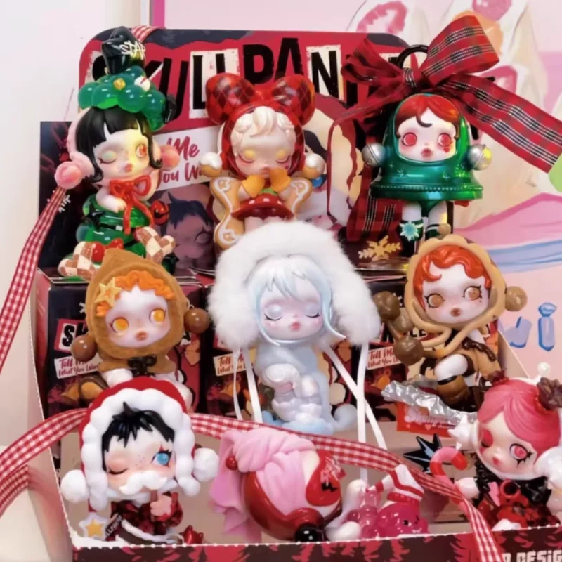 Original Skullpanda Tell Me What You Want Series Blind Box Figure Surprise Mystery Desktop Decor Model Christmas Gift