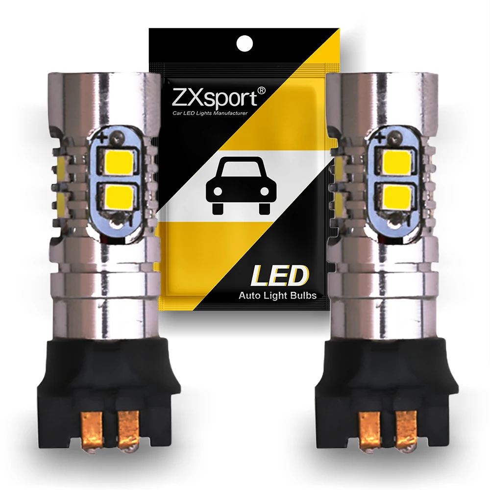 

2X 50 Вт 6000K белый PW24W PWY24W CANBUS светодиодные лампочки для Audi BMW VW Volvo Mercedes-Benz Skoda Peugeot MINI DRL дневные огни Янтарный