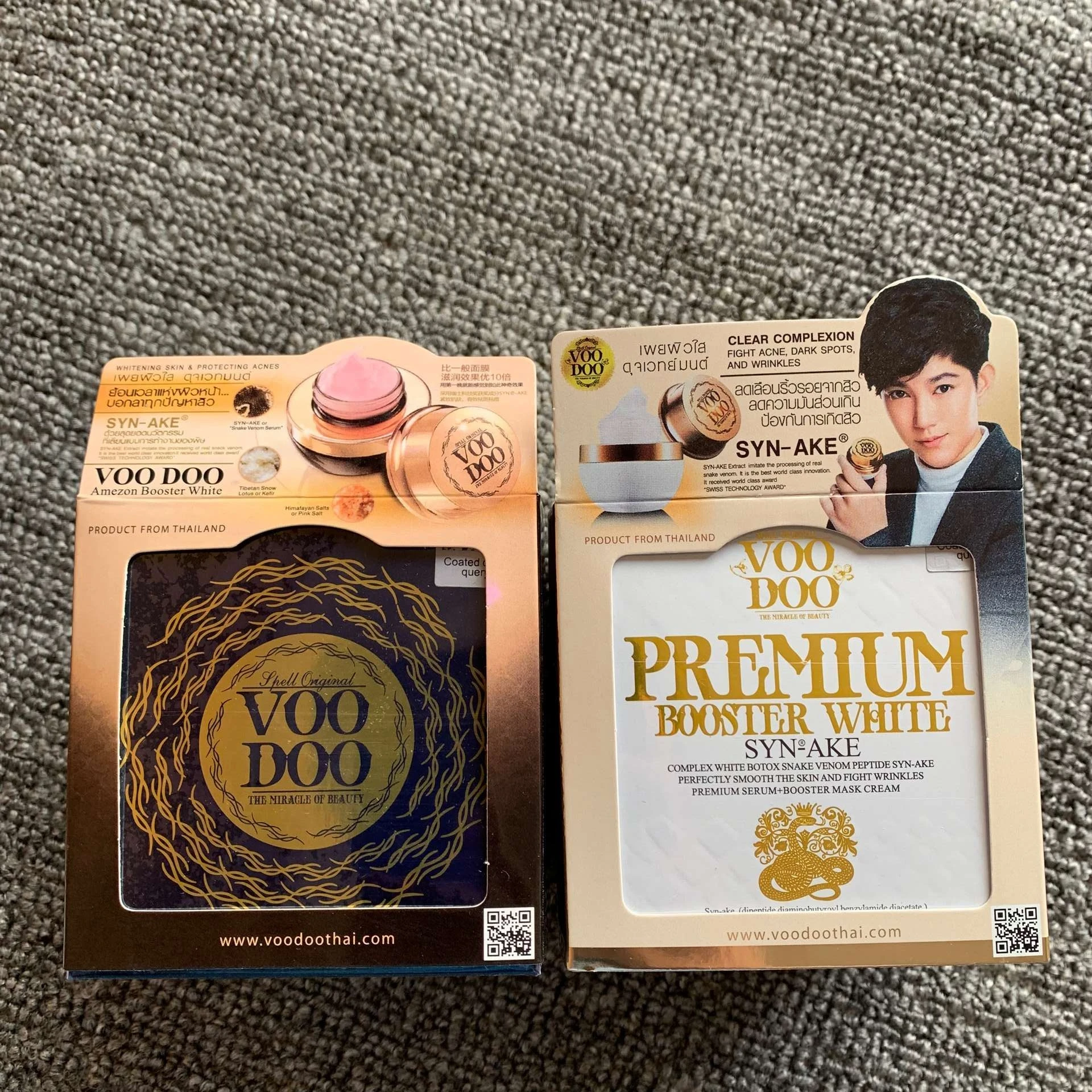 30 5 г. Voodoo Amezon Booster Белая маска Змеиный яд Сыворотка Крем Таиланд