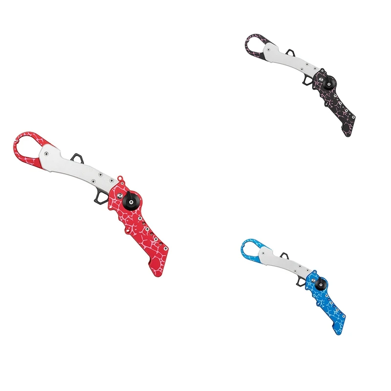 

Fishing Grip Aluminium Alloy Fish Lip Grip Fish Hook Controller Adjustable With Connect Ring Fishing Tool