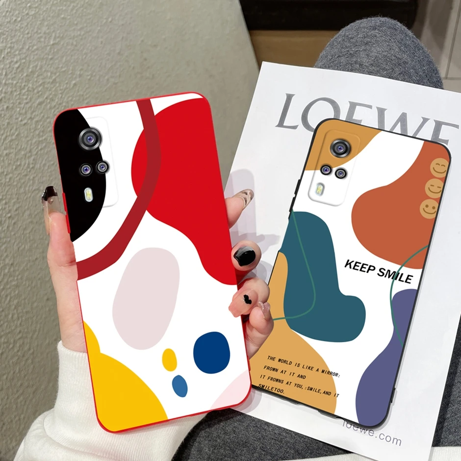 Чехол для Vivo Y51 2020 чехол V2030, силиконовый мягкий ударопрочный чехол из ТПУ, задняя крышка для Vivo Y31 V2036, чехлы для телефонов Y51a V2031, бампер