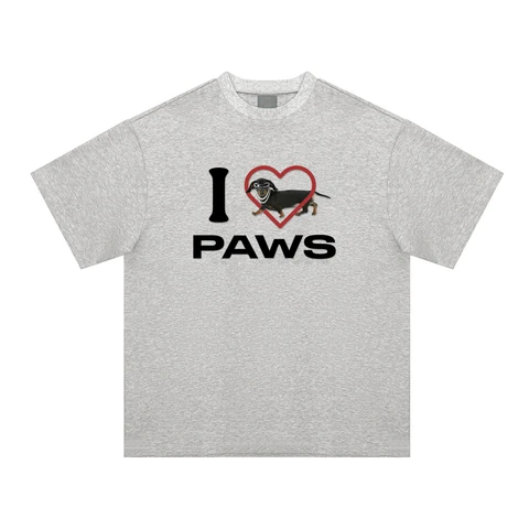 Хлопковая футболка I LOVE DOG