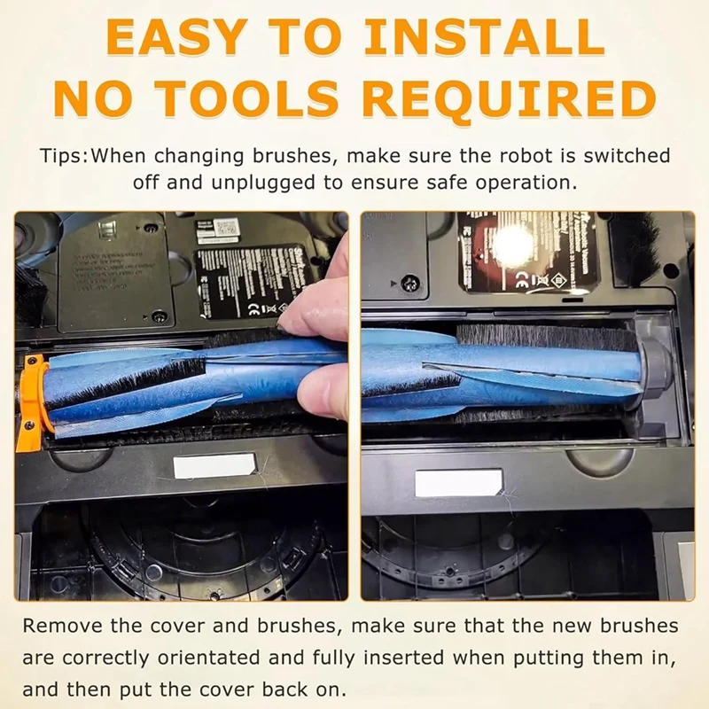 Основная роликовая щетка для роботов-пылесосов Shark RV2300 RV2310 RV2310AE AV2310 AV2310AE RV2320S AV2501AE