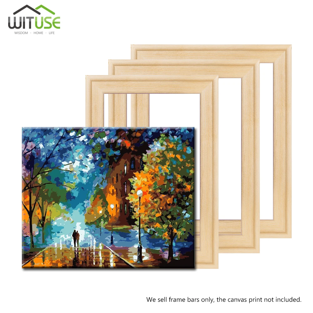 

Factory Price Stretcher DIY picture inner Snap Wood frame Professional Bars DIY For nature canvas Oil Diamond Painting Wall Art