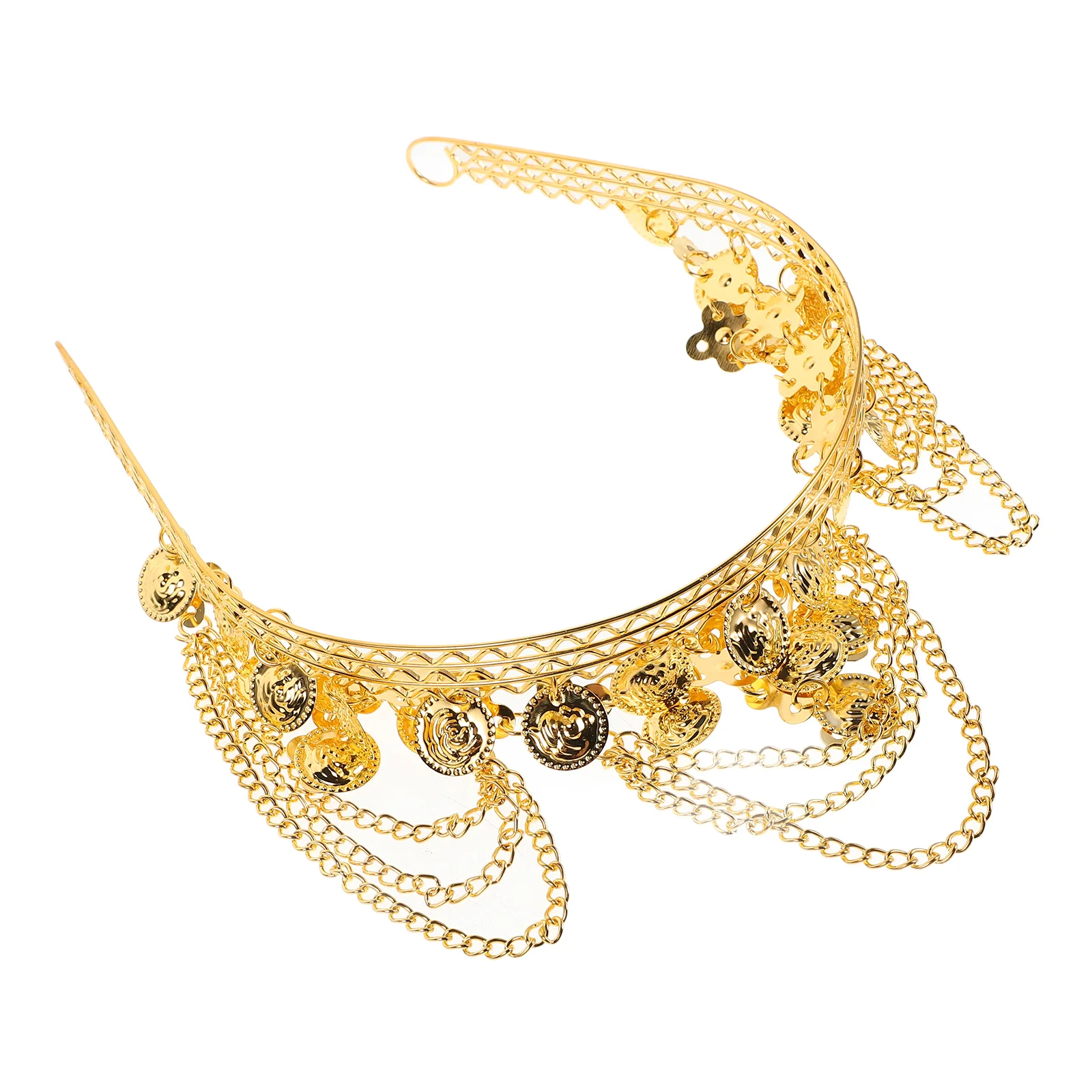 Аксессуары для волос Золотые украшения Ретро Пром Кисточка Племенный аксессуар