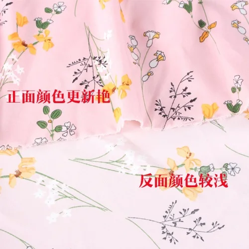 Новинка шифоновая ткань 100*150 см цветочный принт мягкое платье из Жоржетта/одежда