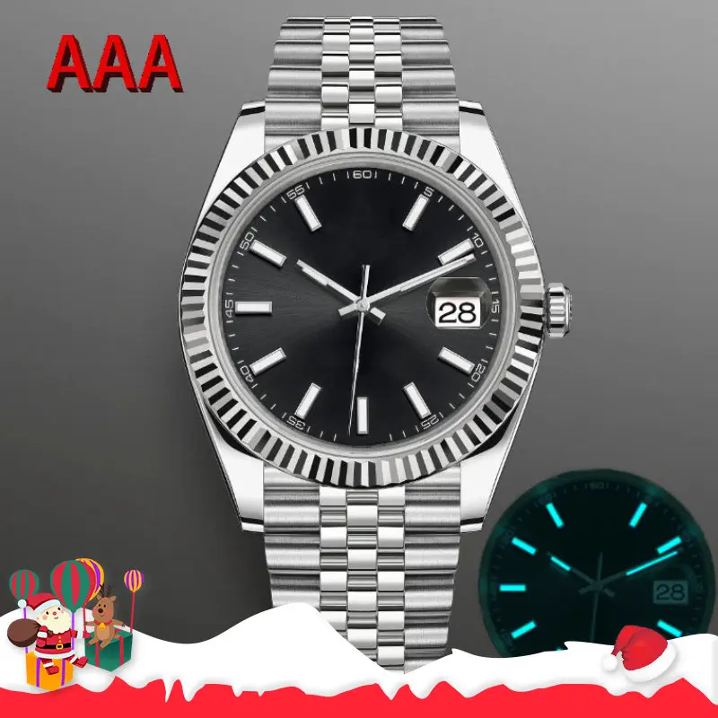 

2023 New Men's woman's 904L Stainless Steel Automatic Watch Luxury Sapphire Waterproof Luminous Oyster Mechanical Date 41mm 36mm