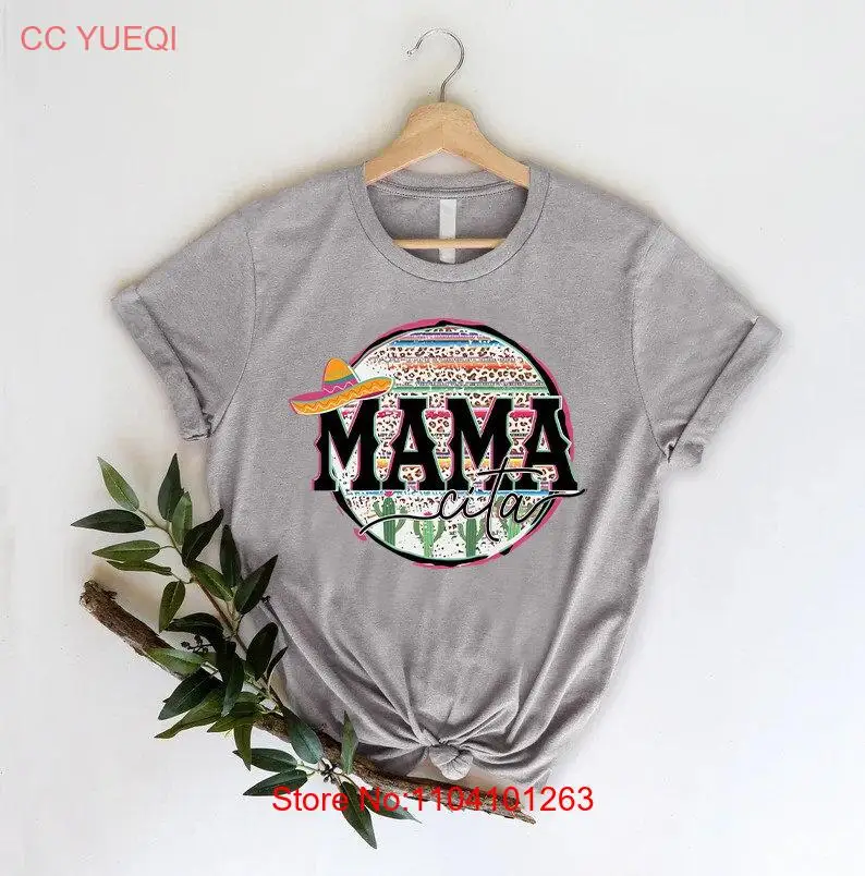 Футболка Mamacita Cinco De Mayo Mother Mexico Mom Hispanic День матери Мексиканская фиеста Одинаковая