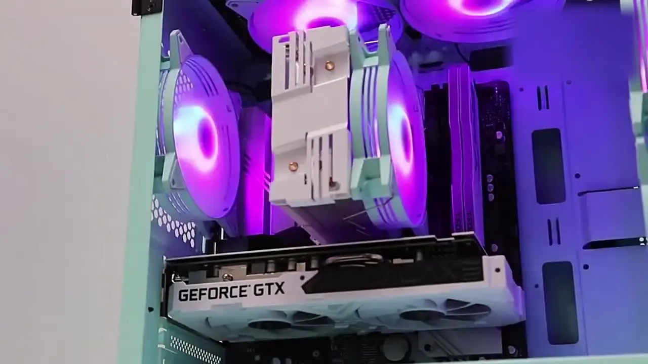 

New Wholesale DLM22 dust previention water cooling desktop computer case & towers Pink tempered glass game computer case for PC