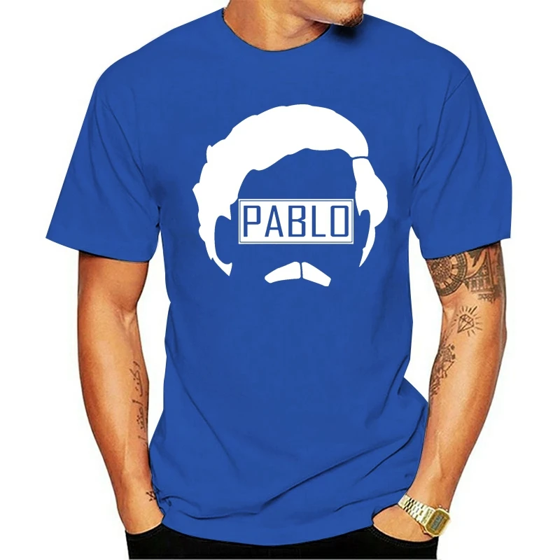 

Pablo Escobar T Shirt Customize 100% Cotton Round Neck Gents Anti-Wrinkle Comfortable Summer Style Slim Shirt