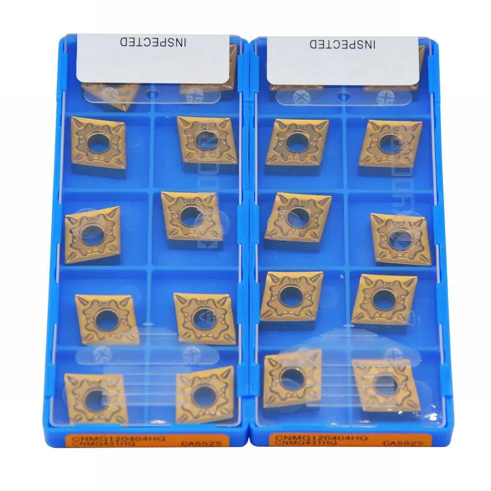 

Accessories Carbide Inserts Industrial 10pcs(1box) CA5525 CNC CNMG120404HQ