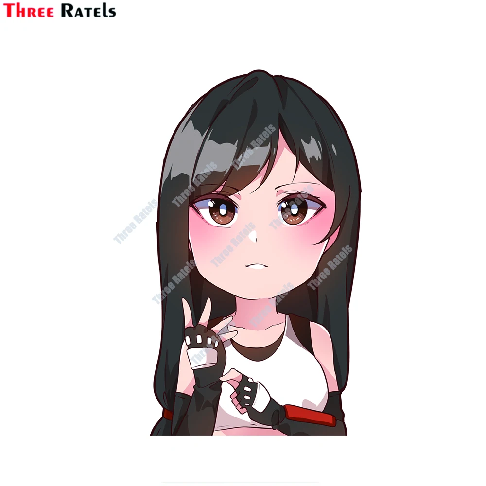 

Три Ratels E94 животные Tifa финальная фантазия мультфильм наклейка DIY скейтборд ноутбук чехол для телефона Noteook аниме наклейка