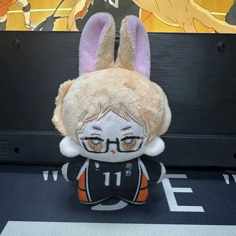 Фото 10 см Хайкю!! Хлопковая кукла Персонажи аниме Tsukishima、Hinata 、Kageyama、 Yamaguchi Tadashi Doll Аниме Периферийные плюшевые игрушки №5