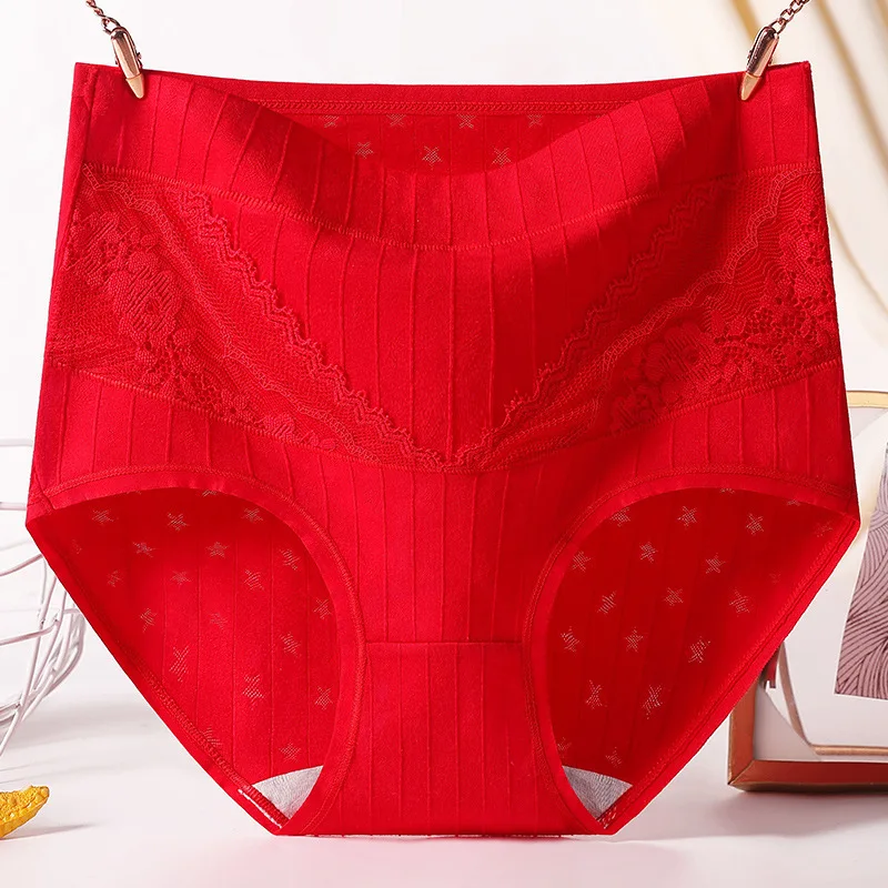 3 шт. хлопковые женские трусики женское нижнее белье больших размеров кружевные