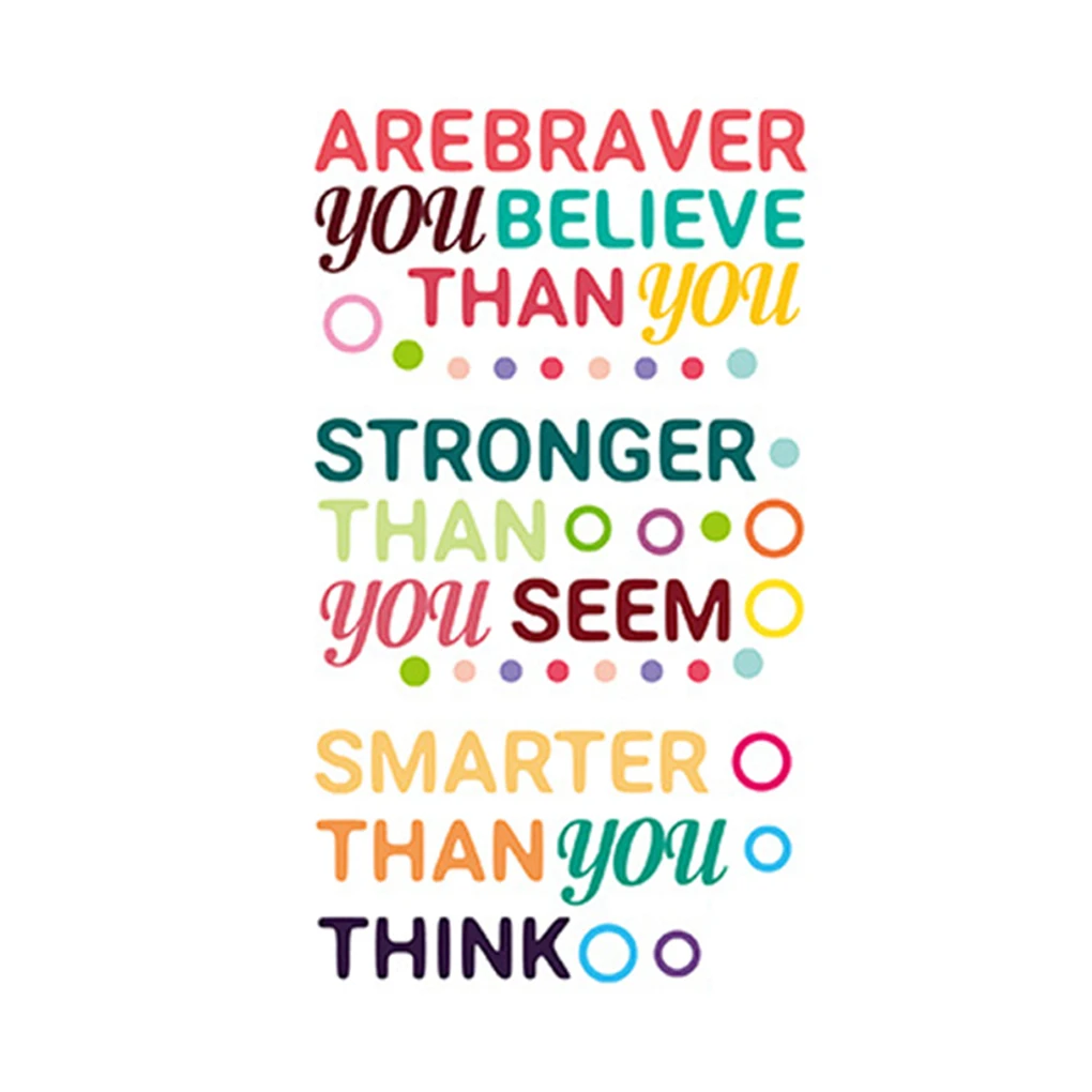 

1 Набор наклеек на стену, украшение «сделай сам», сцена, реквизит, красочные буквы, Фоновые наклейки, постер, детские комнаты, декор для детск...