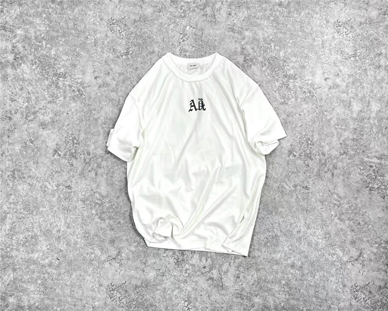 Футболка Askyurself с коротким рукавом для мужчин и женщин Топ оверсайз надписью R