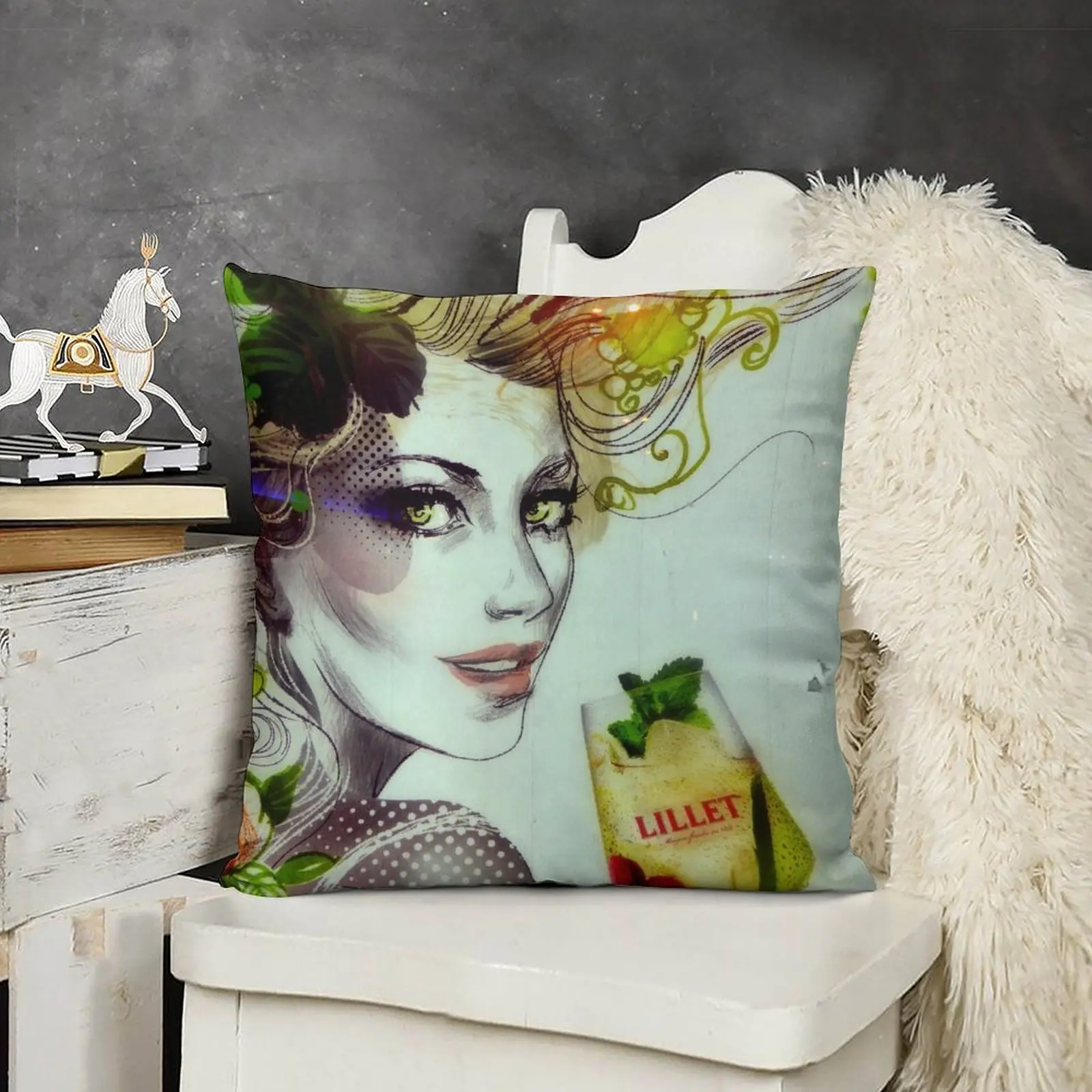 JEANETTE LILLET наволочки для диванных подушек гостиной подушки рождественские