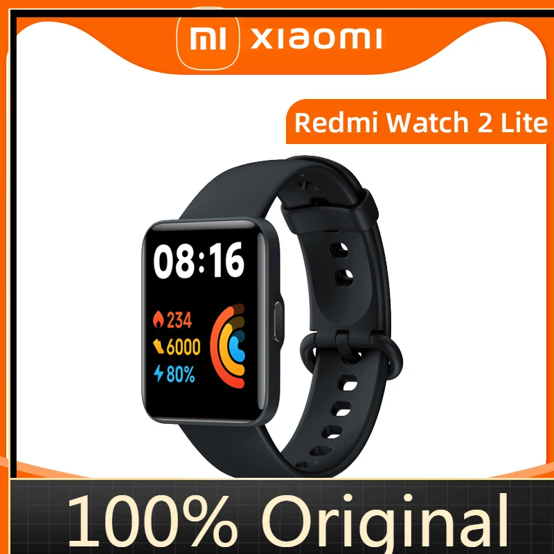 

Xiaomi Redmi Watch 2 Lite Smart Watch 1.55''Screen Blood Oxygen Heart Rate SmartWatch Bluetooth 5.0 GPS