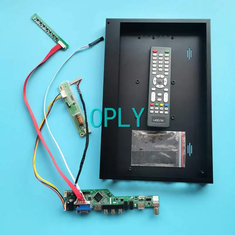 

TV Analog Driver Board+Metal Case Fit LP133WX1 N133I1 N133I7 1280*800 Kit 1-CCFL VGA HDMI-Compatible AV USB RF 13.3" LVDS 20 Pin