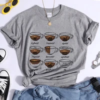 another coffee print women tshirt hipster funny t shirt gift lady yong girl top tee 10 color y2k aesthetic shirts tops drop ship