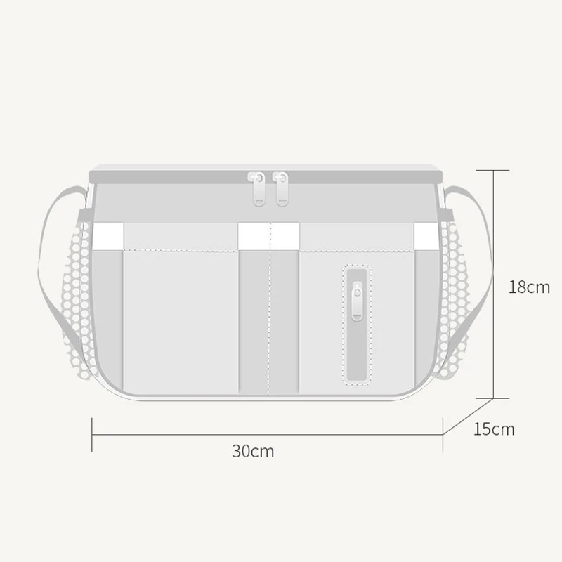 Diaper Bag for Baby Stroller Bags Organizer Accessories Large Capacity Portable Bottle Nappy Storage Outdoor with USB Interface images - 6