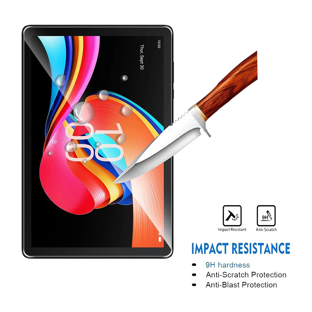 Фото 2 шт. для TCL Tab 10L Gen 2, защитная пленка из закаленного стекла 10,1 дюйма, 9H, планшет HD, защитная пленка от царапин №3