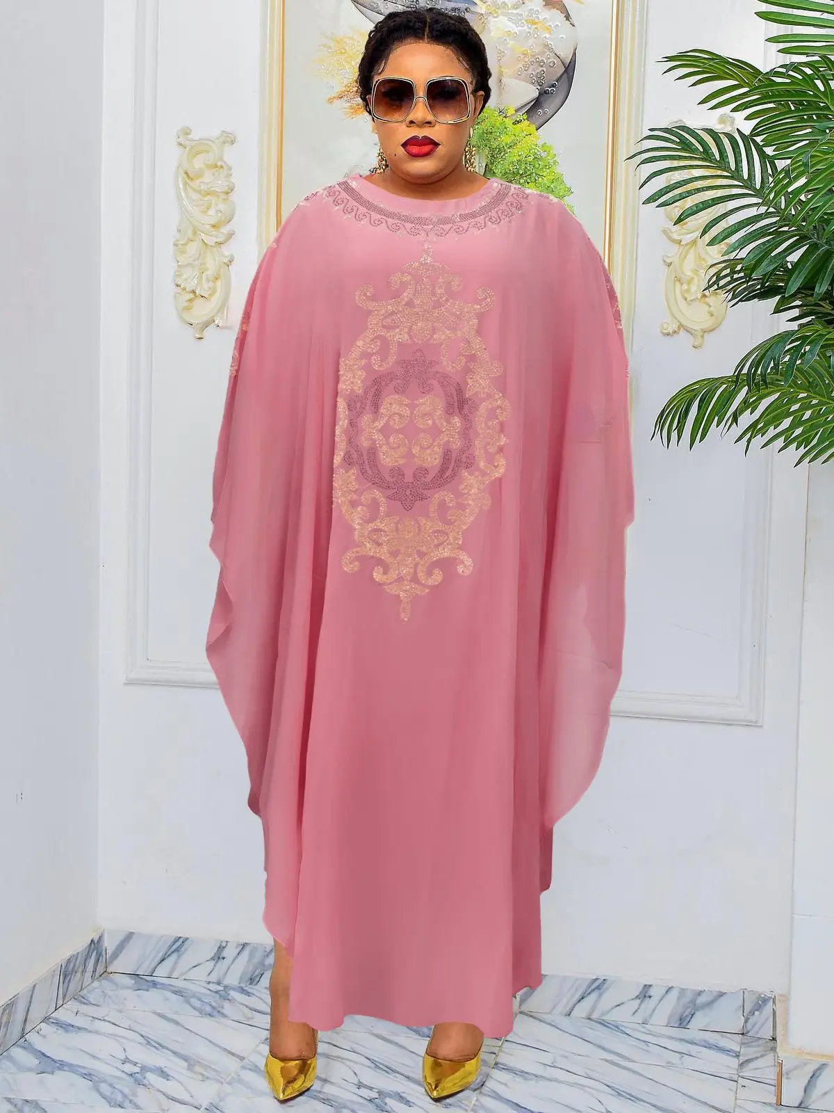 

Женское платье для вечерние в африканском стиле, комплект из 2 предметов, Дашики, африканская одежда со стразами, свадебные платья Анкары, наряды, новинка 2023