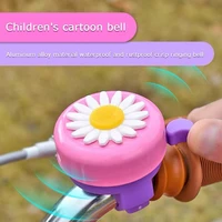 new kids funny bicycle bell daisy flower horns bike children cycling horn handlebar ring girls sound loud dropshipping alar x0i2