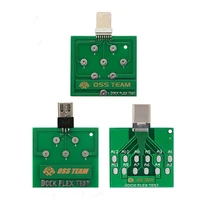 hot 3pcs micro usb dock flex test board for iphone 13 12 11 android phone u2 battery power charging dock flex testing tool