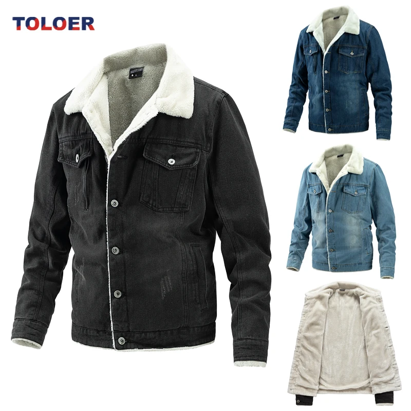 

Мужские зимние джинсовые куртки, верхняя одежда, теплые джинсовые пальто, новая мужская подкладка, высококачественные хлопковые толстые 2022...