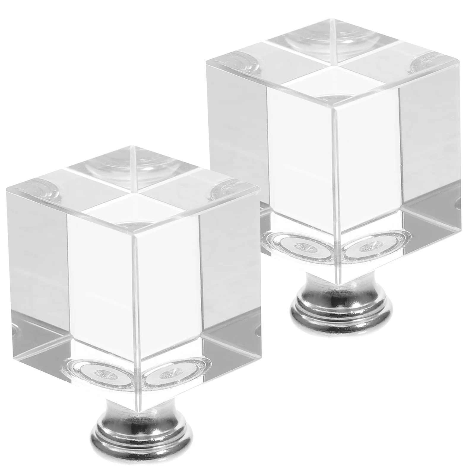 

2pcs Practical Lamp Shade Topper Table Lamp Finial Knob Lamp Finial Thread Lamp Shade Finial Light Caps Knob