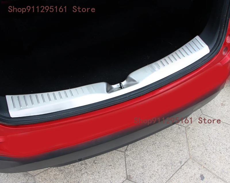 

1pc For Mazda CX-4 Rear guard plate Stainless steel Trunk Threshold bar