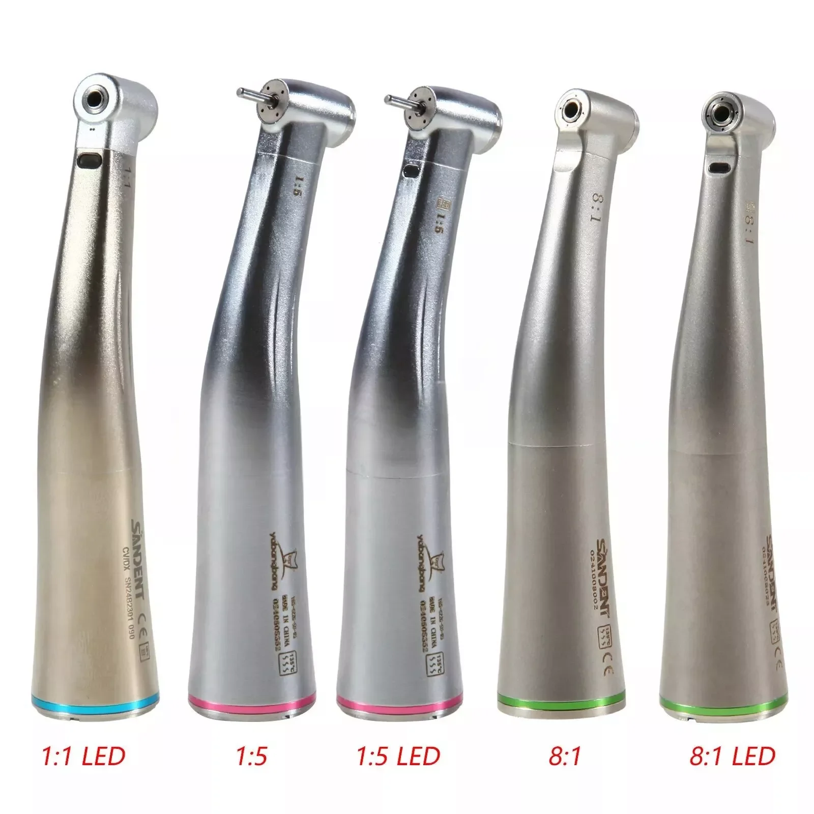 Стоматологический эндо наконечник 8:1 1:5 электрическое волокно оптоволокно 1:1