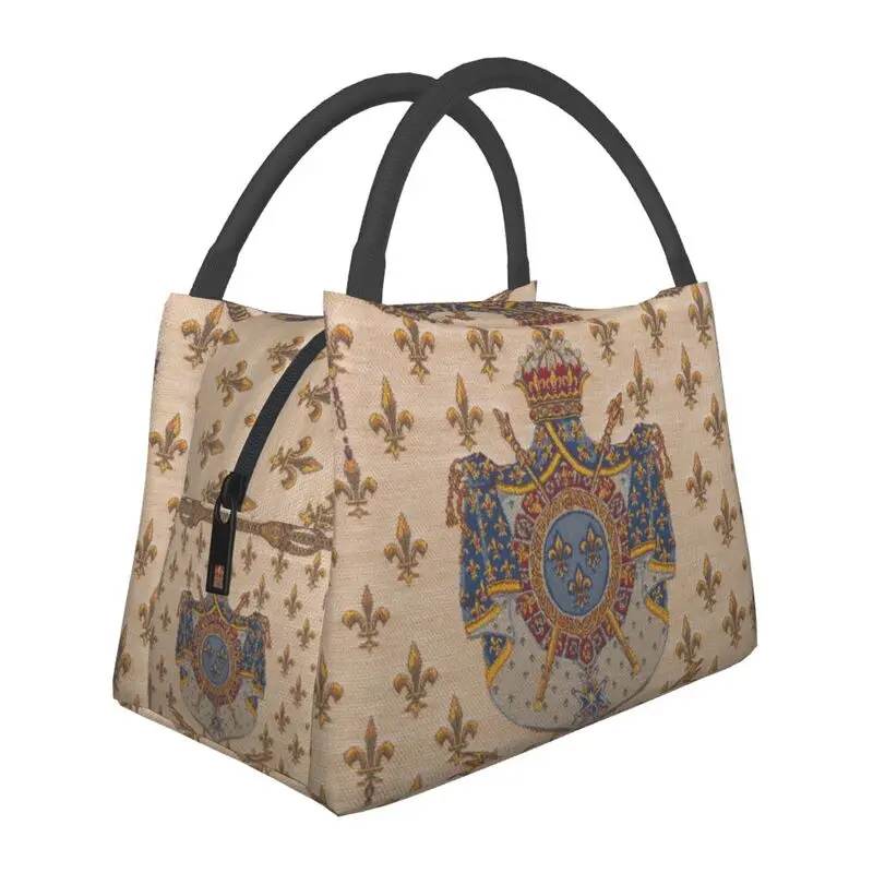 

Теплоизолированная сумка для ланча с изображением королевского герба во французском стиле лилии