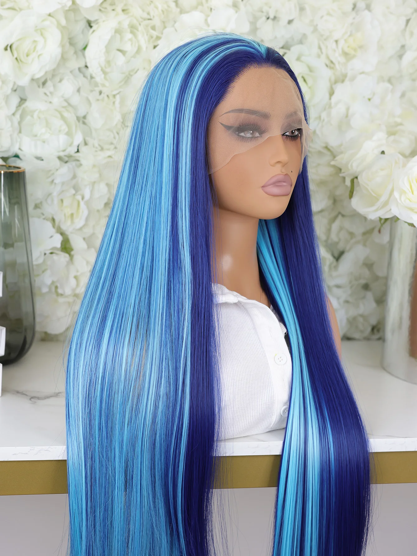 Синтетический женский парик 13 х4 HDLace Front с эффектом омбре для косплея