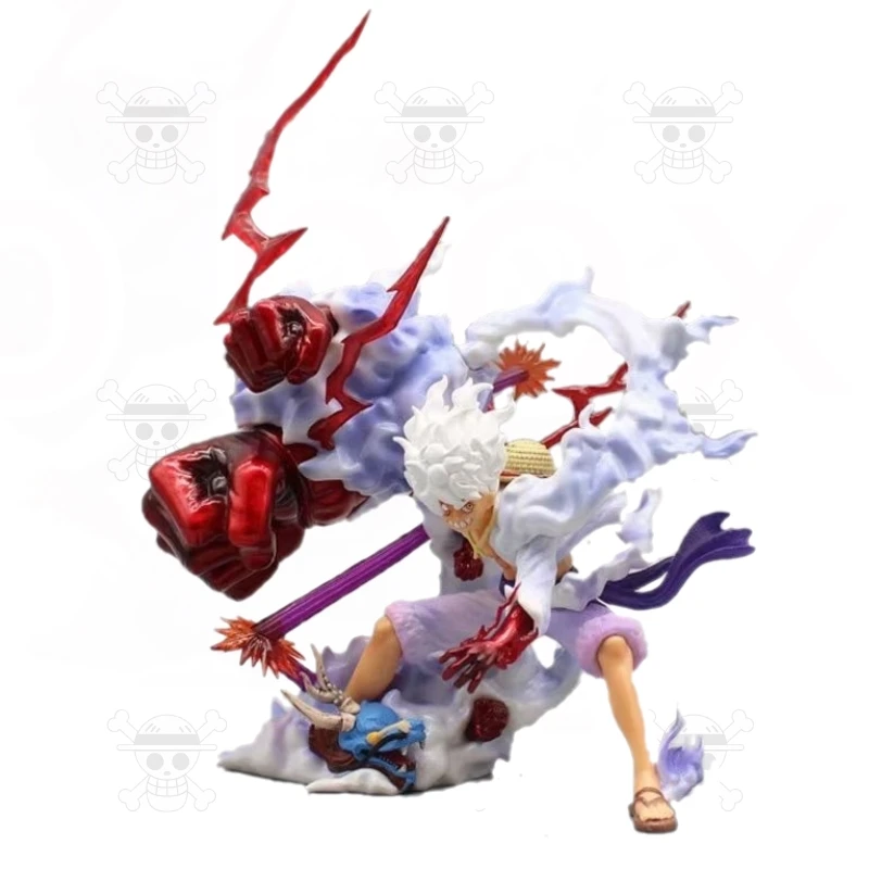 

Statue New One Piece Luffy Gear 5 Anime Figure Original Big Pvc Model Japan Doll Action Toys Huge Bandai Gift Sun God Nikka 22cm