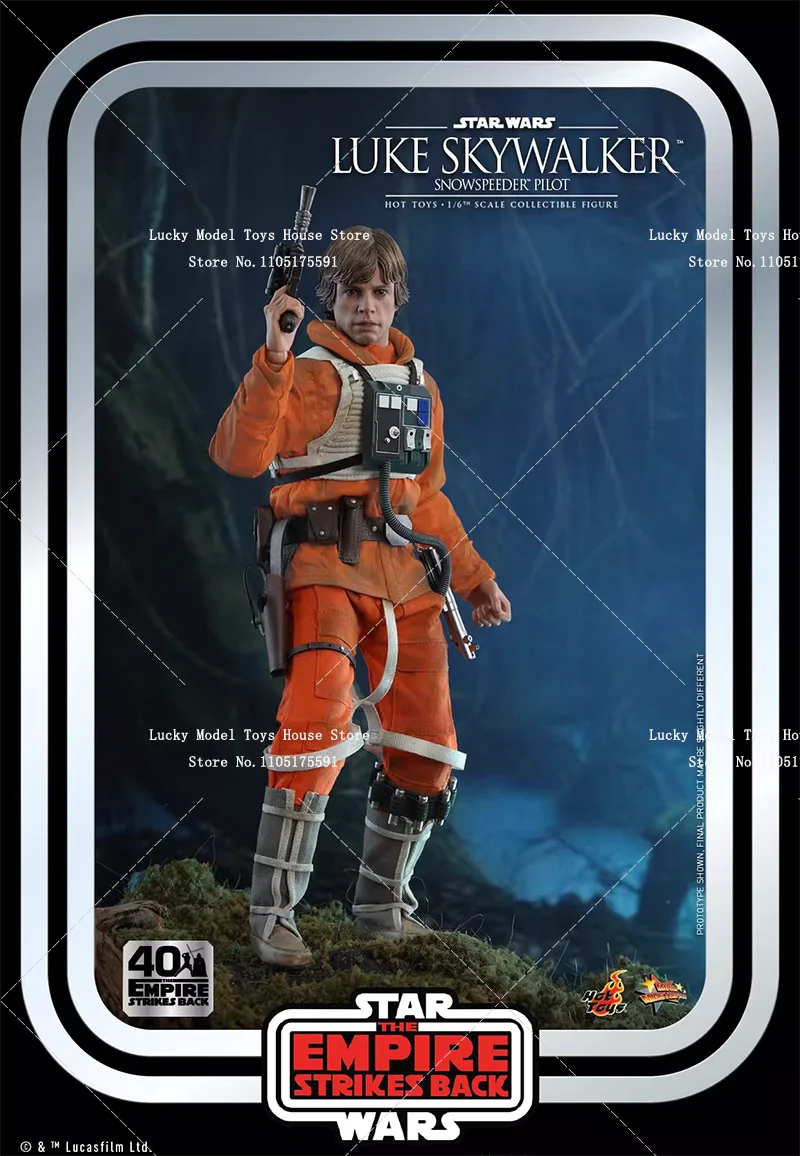 Фото HOTTOYS MMS585 1/6 Фигурка Люка Скайуокера из серии «Звездные войны: Империя возвращается», 12-дюймовая модель пилота-солдата на снегокате, коллекционная серия №4