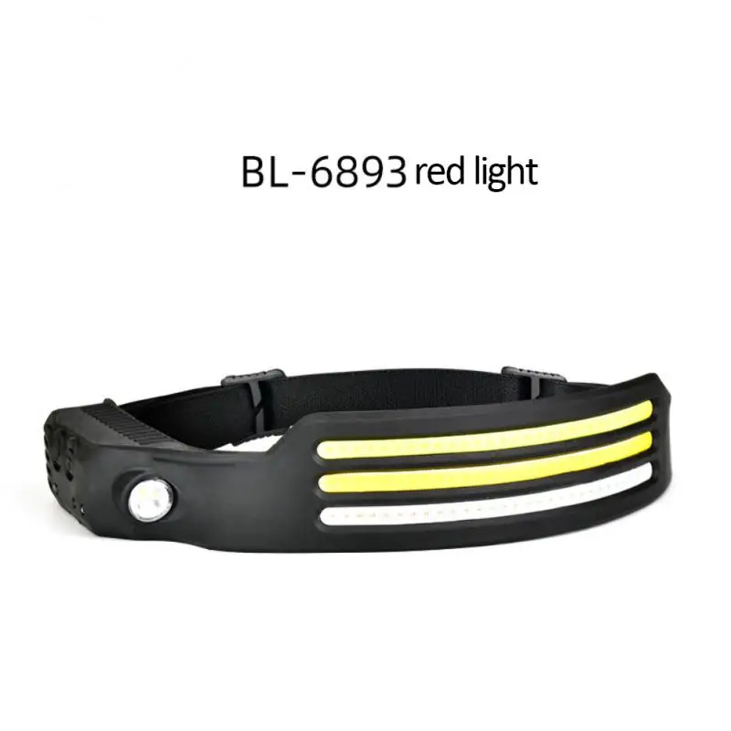 

Wave Sensing Induction LED HeadLamp COB Fishing Lamp Built-in Battery Flashlight USB Rechargeable Head Light Riding Lighting